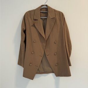 Tan lightweight blazer
